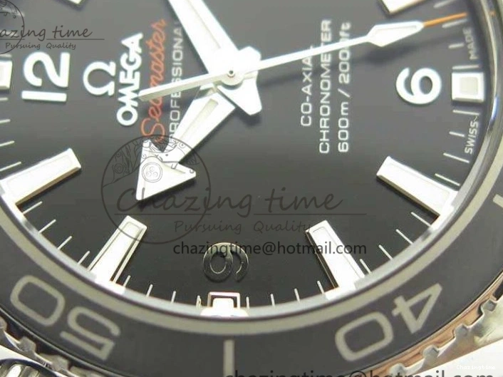1230 Sleek Planet Ocean Professional Ceramic Bezel 42mm 1:1 MK Best Edition Silver Markers On SS Bracelet A 8085